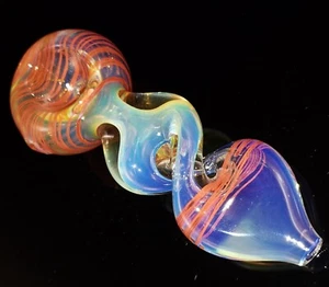 4” INCH TOBACCO Smoking Glass Pipe Bowl TWIST COLLECTIBLE Hand Pipes - Picture 1 of 2