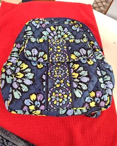 Beautiful Vera Bradley Blue Floral Small Backpack Purse, EUC, Used Once - Picture 1 of 9
