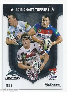 2014 NRL Traders Chart Toppers (SR 2013 / 1 ) Simmons, Williams & McManus - Picture 1 of 1