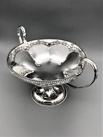 GEORGE V STERLING SILVER PEDESTAL BOWL, ELKINGTON & CO, BIRMINGHAM, 1919 Cover