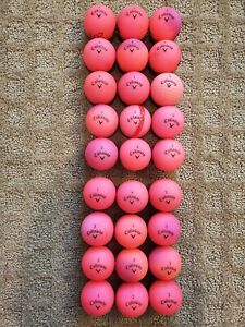 27 - Callaway Supersoft Golf Balls, Pink, 3A-4A Used Condition, See Description