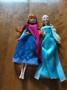 Disney Frozen Elsa Anna Classic Fashion Dolls 11 pollici Mattel 2022 usato in ottime condizioni - Foto 1 di 18