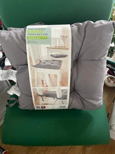 2PCS 15.75" Indoor Outdoor Dining Garden Patio Soft Chair Seat Cushion Room Home - Picture 1 of 2