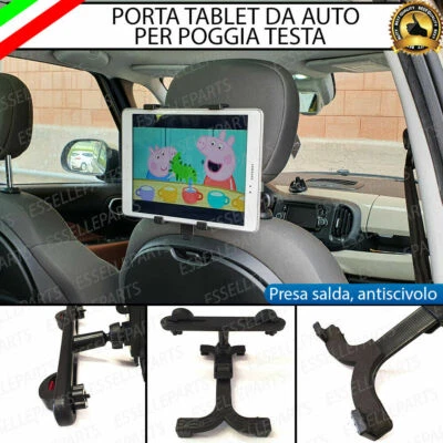 SUPPORTO PORTA TABLET PER POGGIATESTA SPECIFICO MINI CLUBMAN R55 REGOLABILE - Immagine 1 di 4