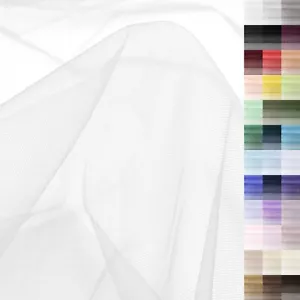 Tessuto tulle a metraggio largo circa 160 cm tessuto tulle decorazione rete tessuto - oltre 35 colori - Foto 1 di 75