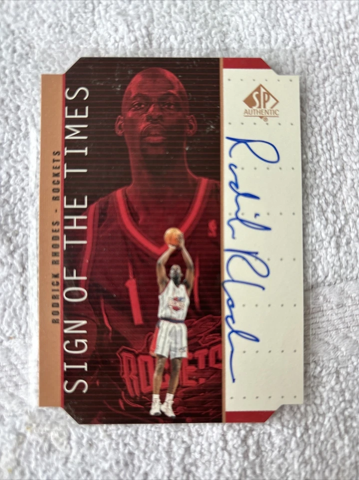1998-99 Upper Deck SP Authentic Sign Of The Times Rodrick Rhodes Signed Auto - Image 1 of 1