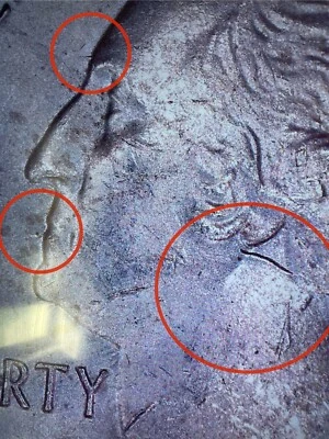 2021 P Tuskegee Airmen ATB Quarter Best of Show Obverse Die Clash 185188 - Image 1 of 4