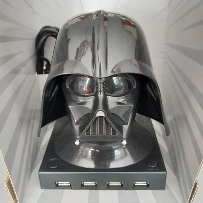 Star Wars Darth Vader Wesco USB-Hub 4-port in OVP Soundeffekte - Bild 1 von 4