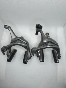Shimano Ultegra 6700 BR-6700 Front & Rear Brake Caliper Pair Gray, Missing Parts - Picture 1 of 6