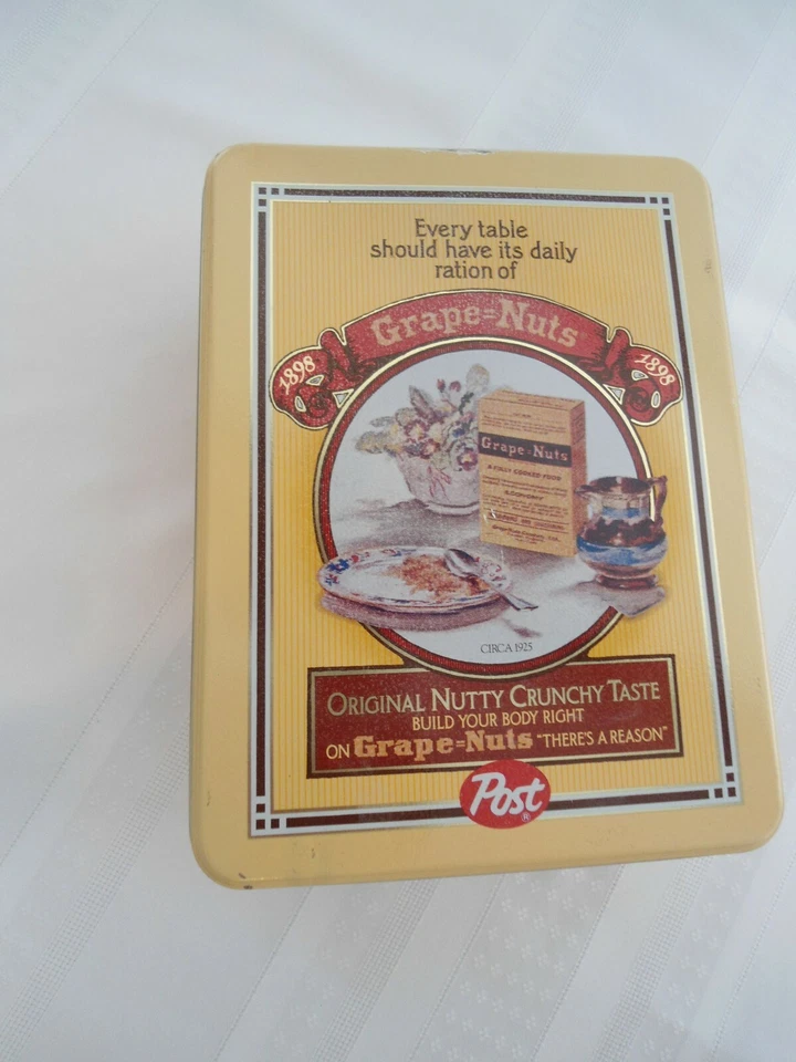 Post Grape Nuts Cereal Replica of CIRCA 1910-1920 Advertising Tin - Image 1 of 3