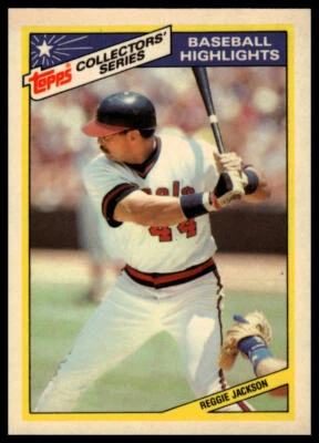1987 Topps Woolworth Baseball Highlights #4 Reggie Jackson - Image 1 of 2