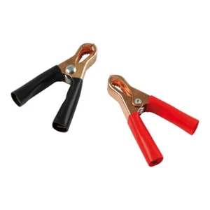 N.2  MORSETTO PINZA A COCCODRILLO PER BATTERIE ISOLATI 7 cm 40A - Imagen 1 de 2