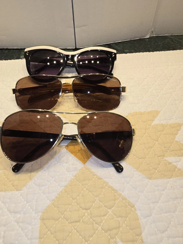 Много солнцезащитных очков 1prada burberry 1Moss б/у - Изображение 1 из 4