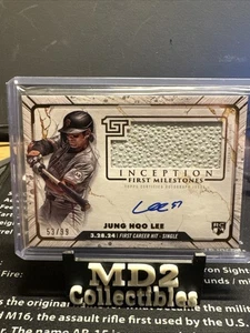 2024 Topps Inception - Mlb First Milestones Autograph Relics Jung-Hoo Lee /99 - Picture 1 of 1