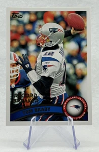 Tom Brady 2011 Topps Record Breaker Checklist #204 New England Patriots - Picture 1 of 2