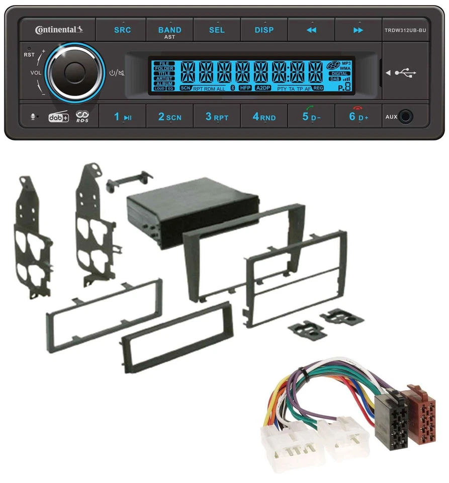 Continental MP3 DAB USB Bluetooth Autoradio für Lexus IS 300 (XE1, 2001-2005) - Bild 1 von 4