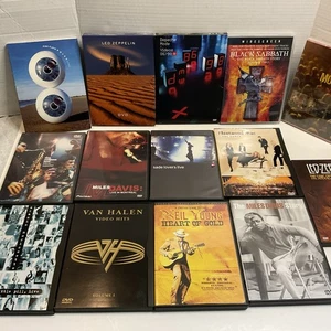 Music DVD LOT of 14 Concert Tour Rock Pink Floyd Led Zeppelin Van Halen More! - Picture 1 of 7