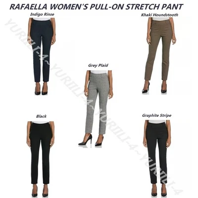 RAFAELLA WOMEN'S PULL-ON STRETCH PANT ~MULTIPLE COLOR & SIZE NEW - Image 1 of 4