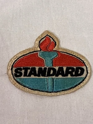 Vintage Standard Oil Embroidered Bag Jacket Work Shirt Uniform Gas Station Patch - Image 1 of 4