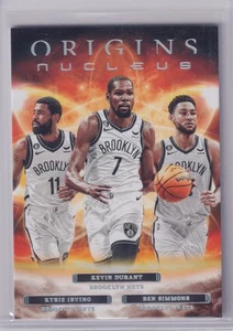 2022-23 Panini Origins Kyrie Irving / Ben Simmons / Kevin Durant #2 Nucleus - Picture 1 of 2