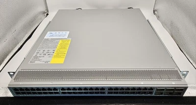 Cisco Nexus 48-Port 10Gb Ethernet & 6-Port QSFP28 Network Switch N9K-C93108TC-FX - Image 1 of 4