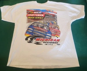 Vintage NASCAR Craftsman Truck Series T-Shirt 1997 Miller 400 Michigan Speedway  - Bild 1 von 4