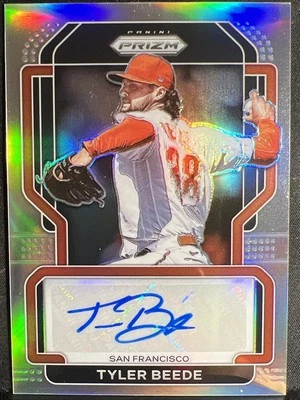 Panini Prizm Tyler Beede 2022 automático plata Prizm Foto 1 de 2