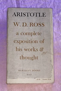 Aristotle Complete Exposition of His Works & Thought WD Ross Meridian Books PB - Picture 1 of 14
