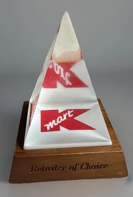 Vintage Kmart Retailer of Choice Employee Manager Award Paperweight Store - Image 1 of 4