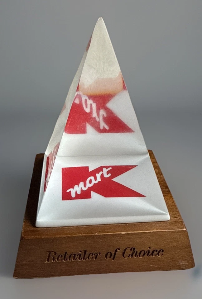 Vintage Kmart Retailer of Choice Employee Manager Award Paperweight Store - Image 1 of 4