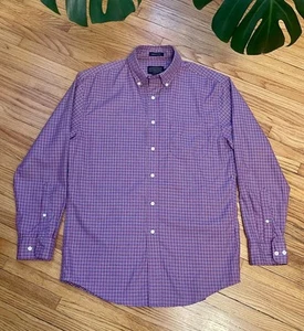Men’s Medium Pendleton Bridgeport Long Sleeve Button Down Purple Plaid Shirt - Picture 1 of 7