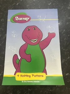 Original Gary Kennedy / Intarsia Barney 4 patrones de tejido DK - Imagen 1 de 2