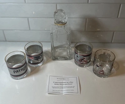 Juego de jarra y vasos de cinco piezas de los New England Patriots Super Bowl LI Foto 1 de 4