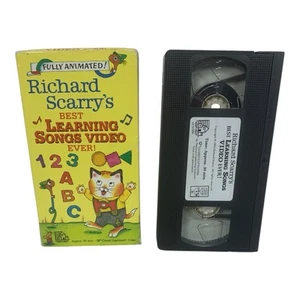 Richard Scarrys Best Learning Songs Video Ever VHS 1993 - Imagen 1 de 4