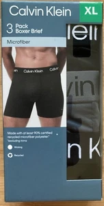 Calvin Klein Men's Boxer Brief Moisture Wicking, 3-pack Multi Color Size XL - Picture 1 of 2
