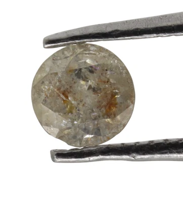 0.14 Ct Natural Diamond Round Cut K Color I3 Grade 100% Untreated Loose Stone - Image 1 of 4
