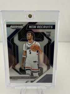 2024-25 Panini Prizm Draft Picks Stephon Castle New Recruits Silver Rookie RC - Picture 1 of 3