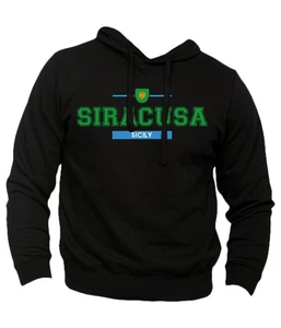 Felpa Cappuccio Siracusa Città Sicilia Italia Tifosi Stadio Ultras College - Imagen 1 de 5