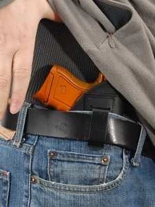 New Barsony Black Leather IWB Holster for Glock 29 30 33 36 - Picture 1 of 7