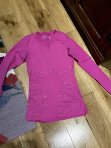 Shock Absorber Active Wear Long Sleeves Running Top, Size XS, Pink - Picture 1 of 5