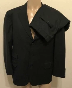 Giacca blazer tuta Tom James Royal Classic uomo nero cappotto sportivo taglia 40R - Foto 1 di 9