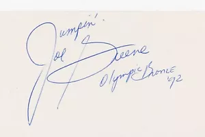 Bronze Medal Winner for Long Jump at '92 & '96 Olympics - Joe Greene autograph - Picture 1 of 1