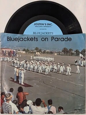BLUEJACKETS ON PARADE San Diego US NAVAL TRAINING CENTER 33rpm 7" picture sleeve - Image 1 of 4