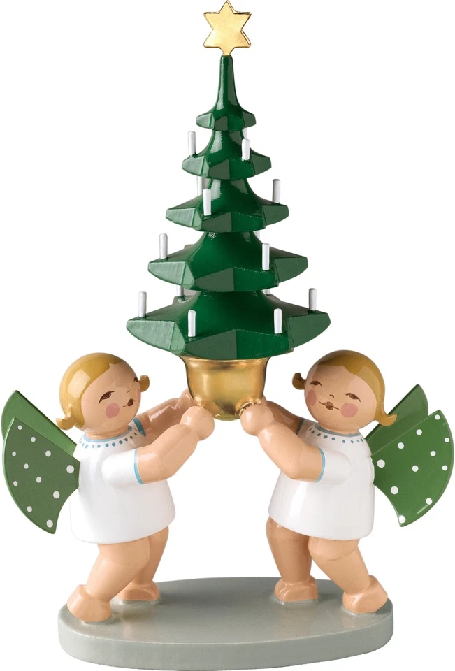 Wendt & Kühn Engelgruppe mit Baum Dekofigur (651/7k)