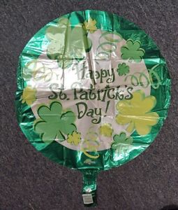 St Patrick's Day Mylar Balloon 18",  2 Available, Combine ship S#14