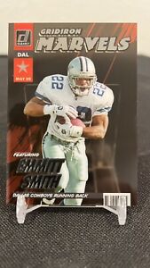 2022 PANINI DONRUSS CLEARLY 🔥GRIDIRON MARVELS 🔥EMMITT SMITH CASE HIT SSP GM-4
