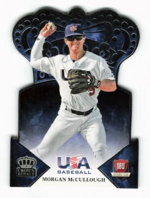 2015 Morgan McCullough Panini USA Baseball Crown Royale Die Cut Rookie - Image 1 of 2