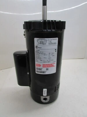 New. CENTURY A.O. Smith 56R 1-1/2HP Single Speed Pool and Spa Pump Motor - Black - Image 1 of 4