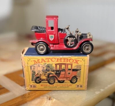 Matchbox Models of Yesteryear : 1912 "Packard Landaulet" Y-11 Lesney - With Box - Image 1 of 4