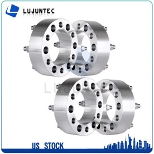 (4) 2 inch 6x5.5“ Wheel Spacers 14x1.5 For Silverado GMC Sierra 1500 Tahoe Yukon - Picture 1 of 6